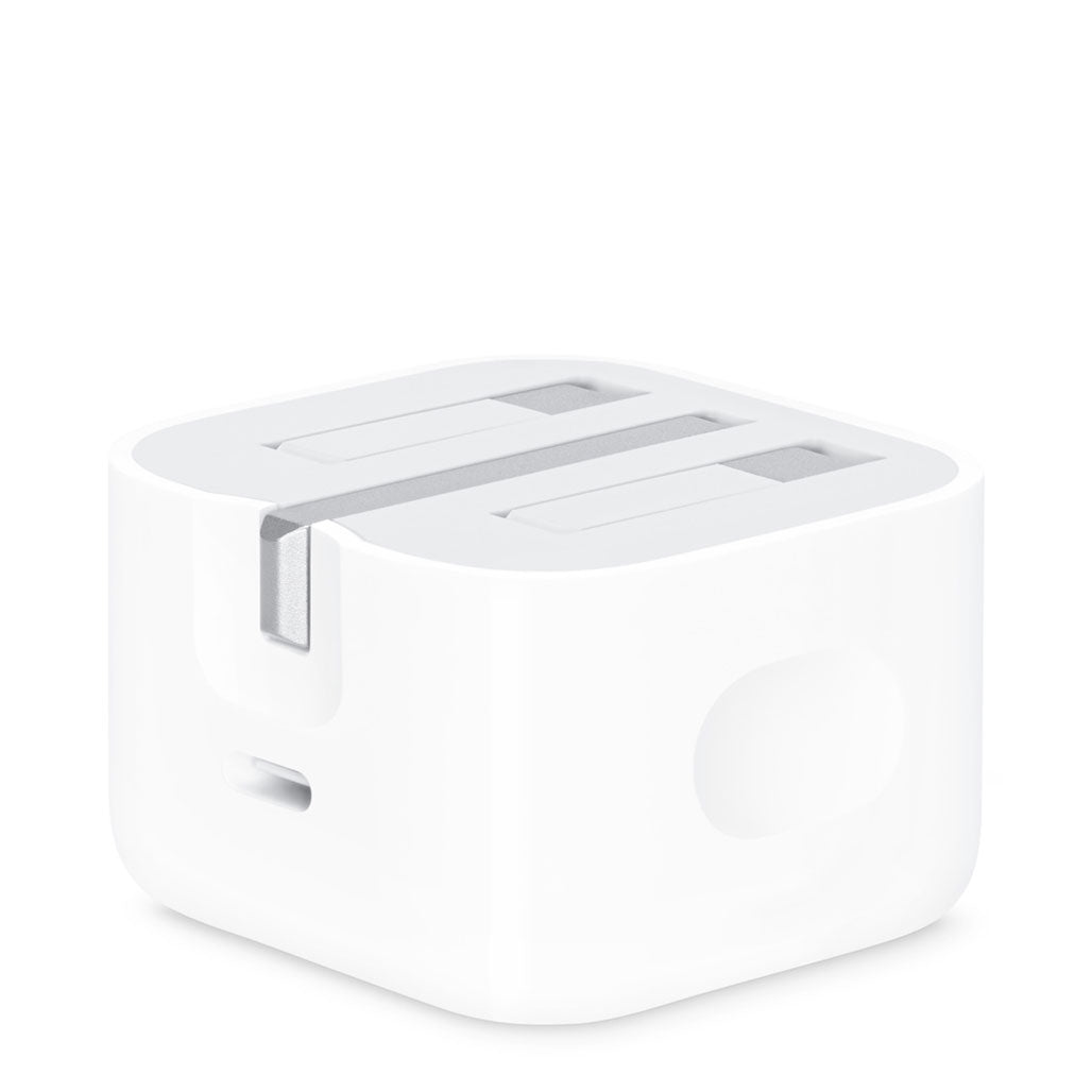A Photo Of Apple 20W USB-C Power Adapter - Fast Charging for iPad Pro, iPad Air, and iPhone