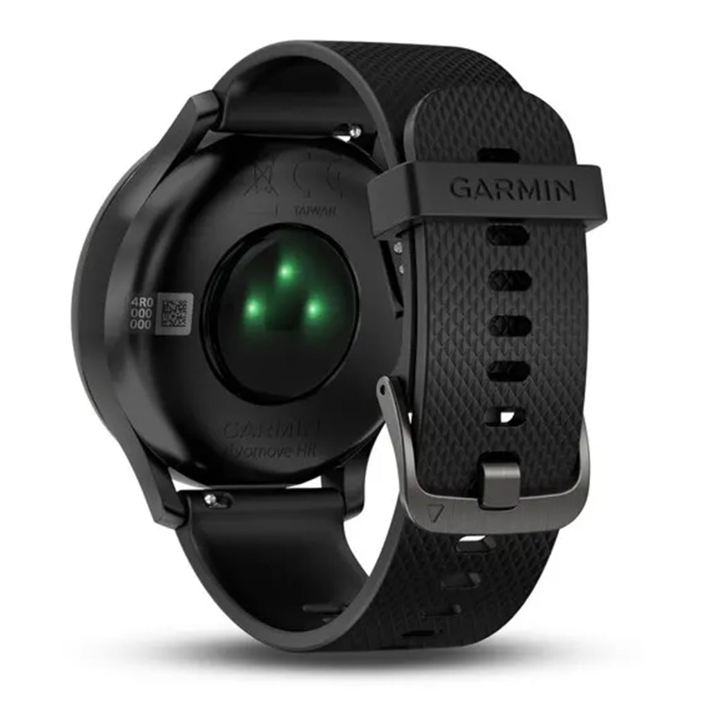 A Photo Of Garmin vívomove HR - Black with Slate Hardware (Large)