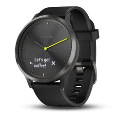 A Photo Of Garmin vívomove HR - Black with Slate Hardware (Large)