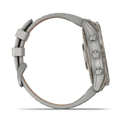 A Photo Of Garmin Fēnix® 7X Pro Sapphire Solar Edition - Carbon Gray DLC Titanium with Black Band