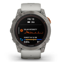 Garmin Fēnix® 7X Pro Sapphire Solar Edition - Carbon Gray DLC Titanium with Black Band
