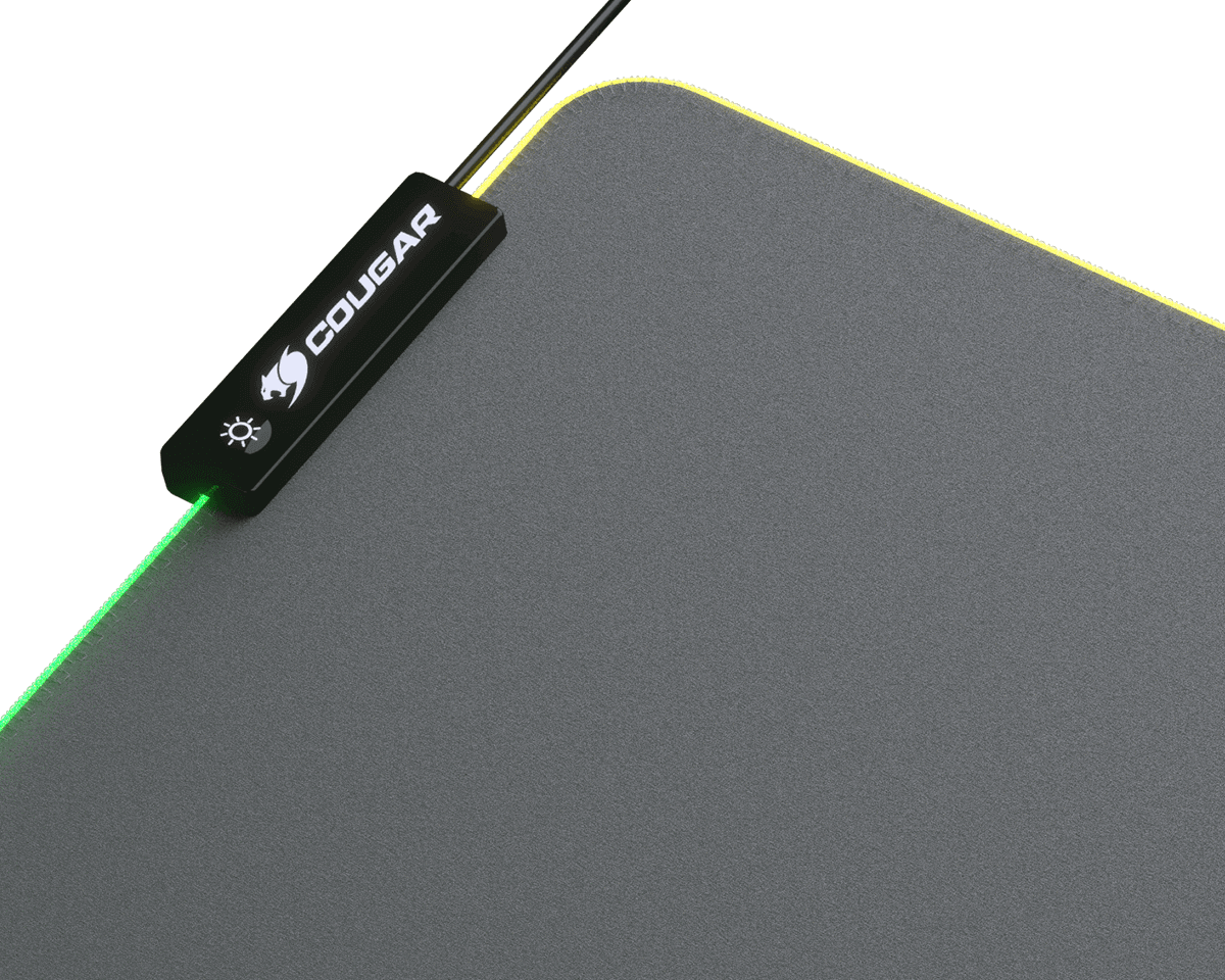 A Photo Of Cougar Neon RGB Gaming Mouse Pad – Enhanced Grip with Customizable Lighting Effects