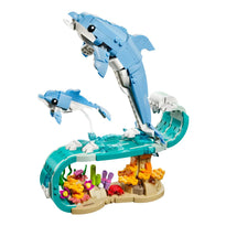 LEGO Creator 3-in-1 Sea Animals: Beautiful Dolphins 542 Pieces - 31385