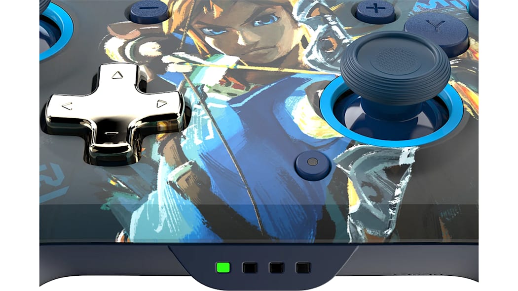 A Photo Of Nintendo Switch REMATCH Wireless Controller Glow: Link™ Hero