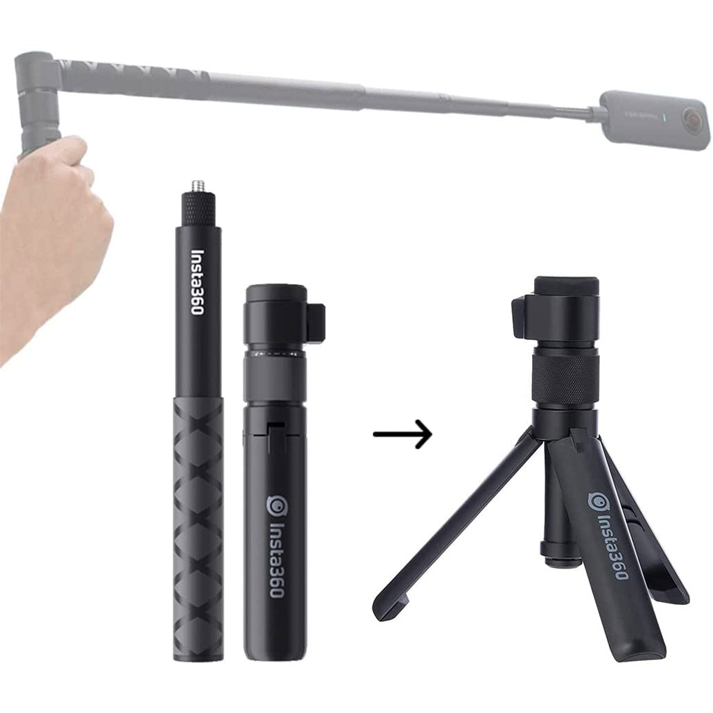 A Photo Of Insta360 Bullet Time Accessory Bundle – Selfie Stick Handle and Stabilizer for 360° Panorama Shots