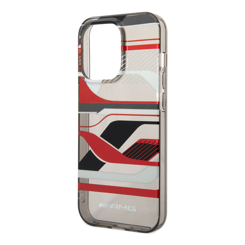 A Photo Of AMG Transparent PC/TPU Case With Expressive Graphic Design For iphone 14 Pro