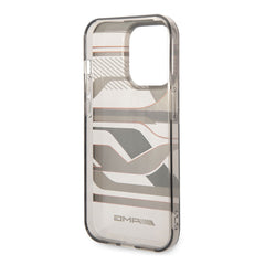 A Photo Of AMG Transparent PC/TPU Case With Expressive Graphic Design For iphone 14 Pro