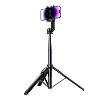 UGREEN Dual Function Selfie Stick & Tripod with Bluetooth Remote | Adjustable Height & 200° Rotation for iPhone, Galaxy, and Cameras