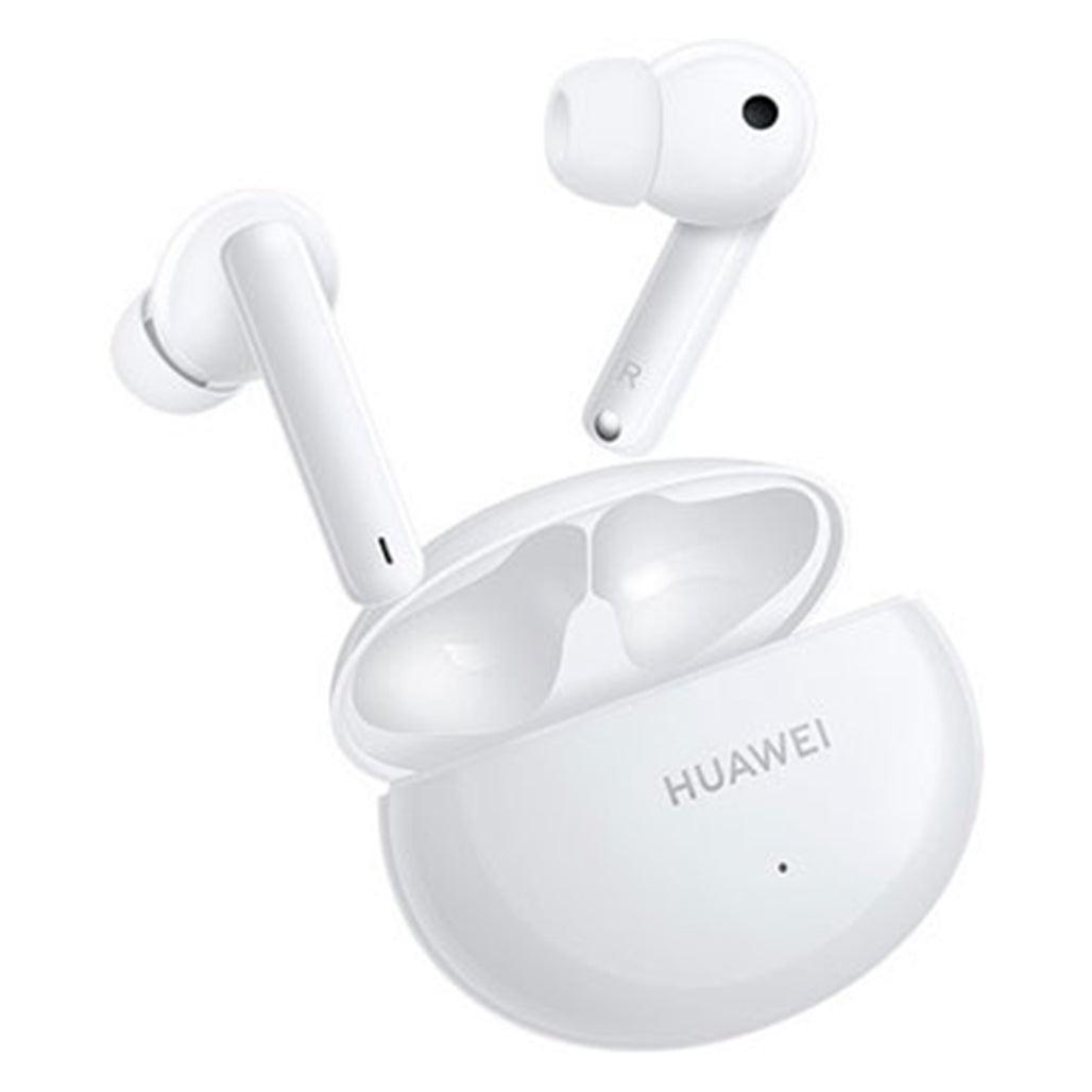 A Photo Of Huawei FreeBuds 4i - Ceramic White | Premium Wireless Earbuds with Active Noise Cancellation and Long Battery Life