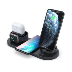 A Photo Of 6-in-1 Multifunctional Charging Stand with Wireless Charging