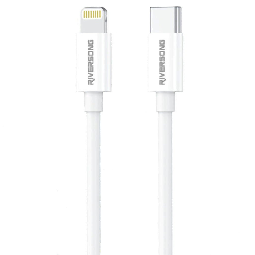 A Photo Of RiverSong Lotus 08 CL76 Lightning to Type-C Cable - 1m, 20W Fast Charging