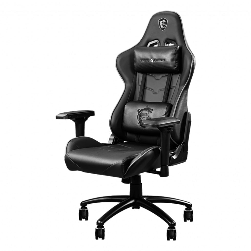 A Photo Of MSI MAG CH120 I Gaming Chair - Ergonomic High-Back with 180° Recline, 4D Armrests, and Steel Frame