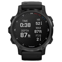 Garmin Descent MK2S Carbon Grey With Black Silicone Band from Garmin sold by 961Souq-Zalka