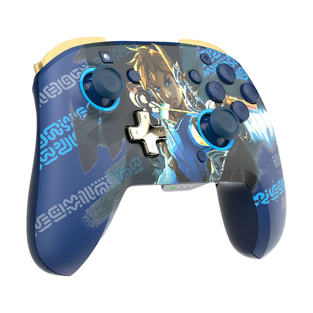 A Photo Of Nintendo Switch REMATCH Wireless Controller Glow: Link™ Hero
