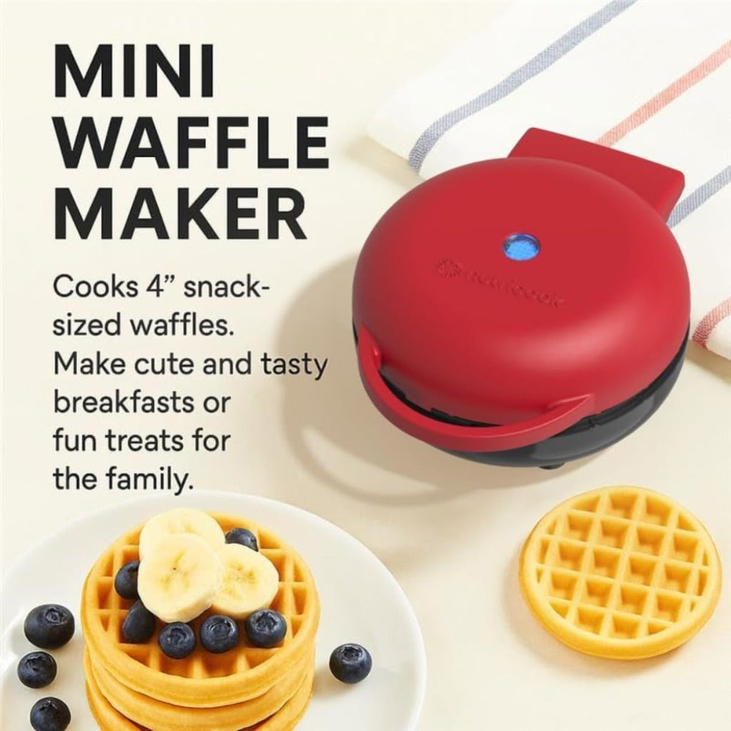 A Photo Of Nutricook Mini Waffle Maker - NCK-WM100R