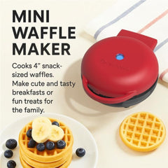 A Photo Of Nutricook Mini Waffle Maker - NCK-WM100R