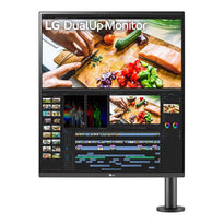 LG 28MQ780-B - 27.6" DualUp Monitor with Ergo Stand - 16:18 SDQHD Display, HDR10, USB-C, and Built-In KVM