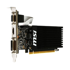 A Photo Of MSI GT 710 2GD3H LP Graphics Card – 2GB DDR3, 64-bit, PCIe 2.0, 4K Support