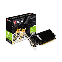 A Photo Of MSI GT 710 2GD3H LP Graphics Card – 2GB DDR3, 64-bit, PCIe 2.0, 4K Support