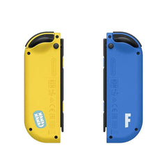 A Photo Of Nintendo Switch Joy-Con Pair - Blue/Yellow Fortnite Edition
