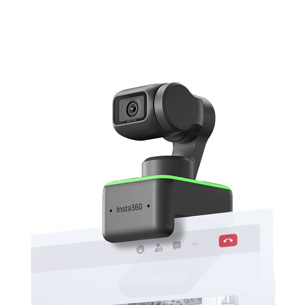 A Photo Of Insta360 Link UHD 4K AI Webcam – AI-Powered 4K Webcam with Autofocus and 3-Axis Gimbal