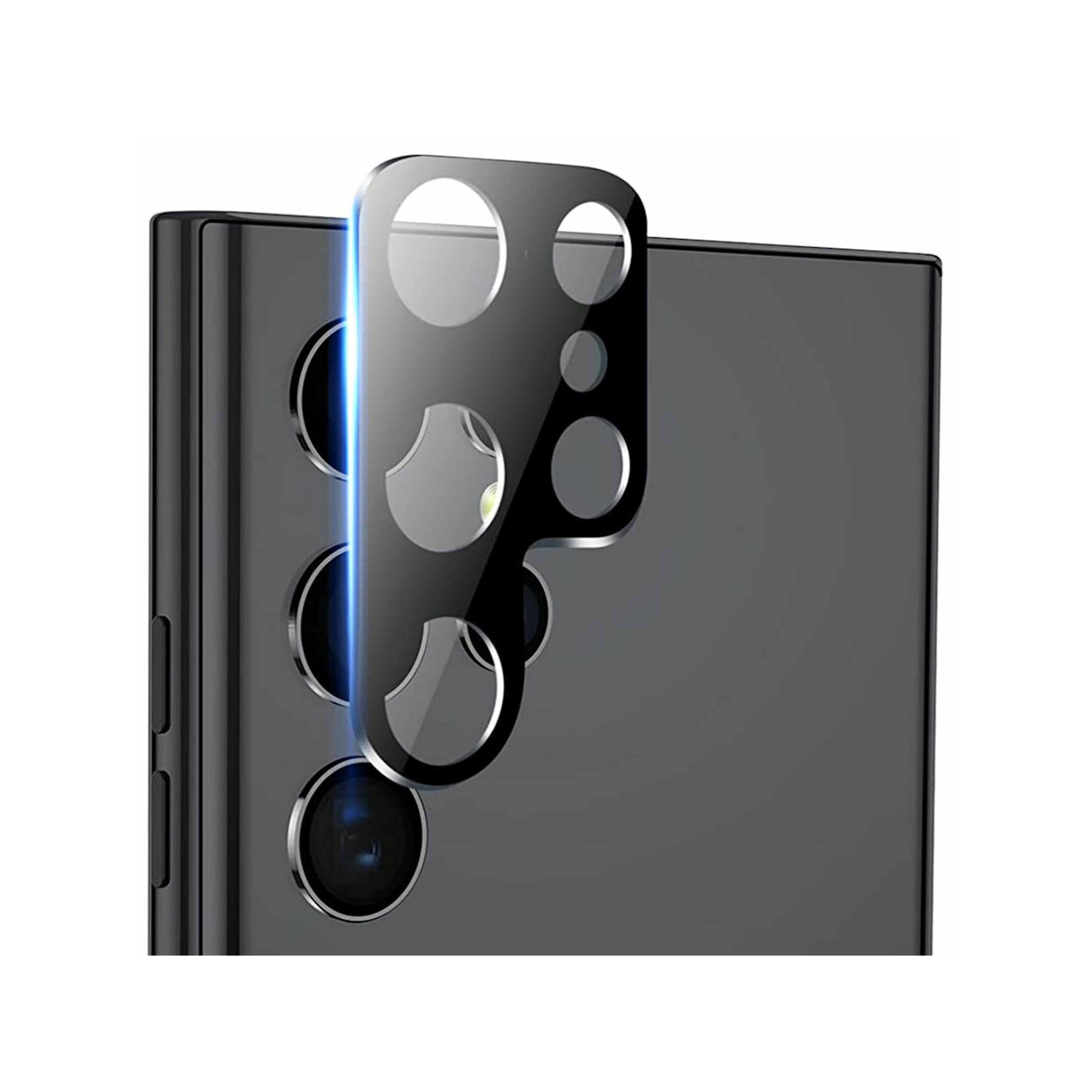 A Photo Of Premium Camera Lens Protector for Samsung Galaxy S22 Ultra – Scratch-Resistant & Ultra-Clear Protection, Black