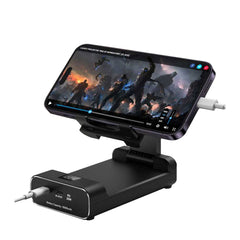 A Photo Of Green Lion GNFLDPBSTBK Powerbank And Foldable Mobile Stand 10000mAh