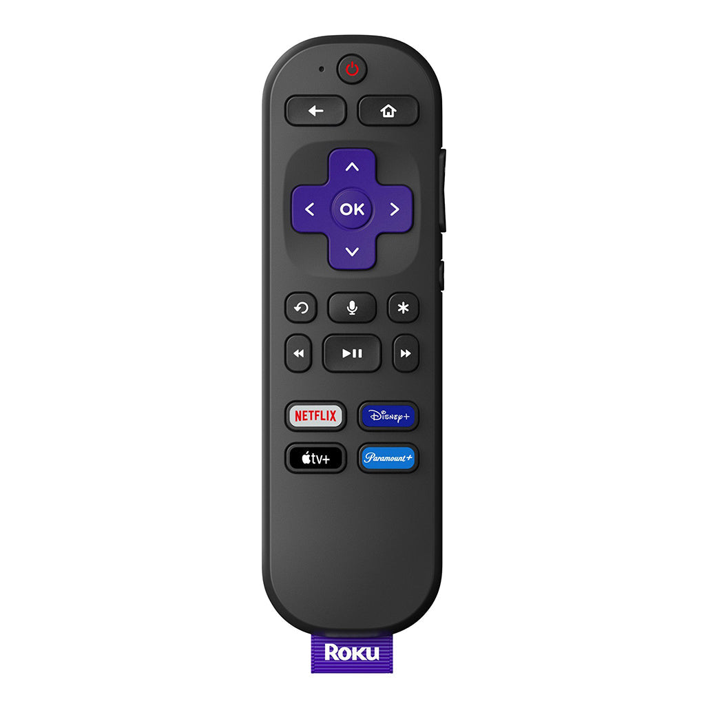 A Photo Of Roku Streaming Stick 4K with Voice Remote and Long-Range Wi-Fi - Black | HDR10+ Support, Compatible with Apple HomeKit, Alexa, Google Assistant