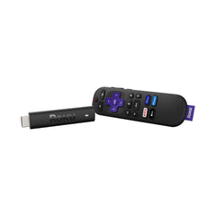 A Photo Of Roku Streaming Stick 4K with Voice Remote and Long-Range Wi-Fi - Black | HDR10+ Support, Compatible with Apple HomeKit, Alexa, Google Assistant