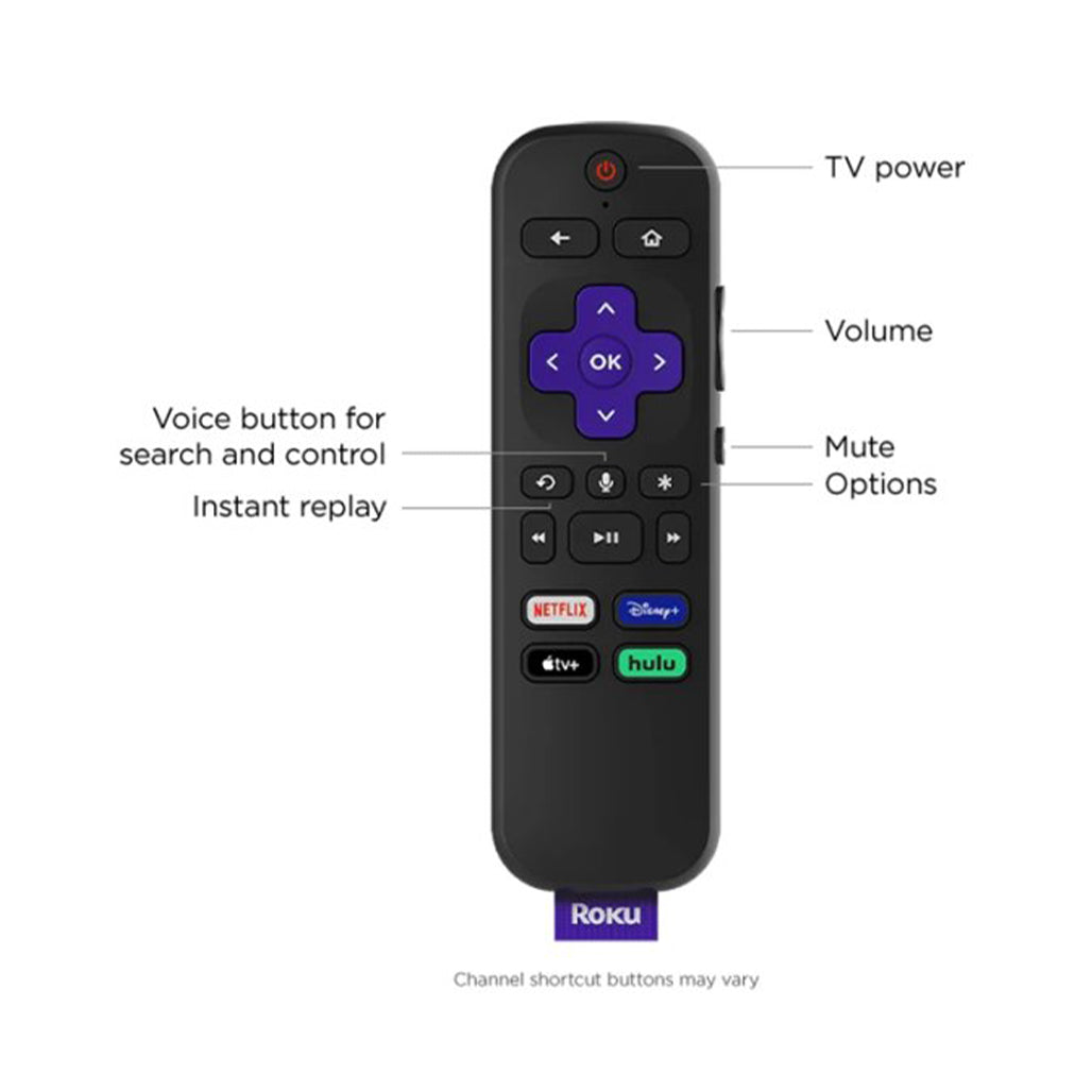 A Photo Of Roku Express 4K+ Streaming Player - 3941R2 | Voice Remote, 4K HDR, and Dual-Band Wi-Fi
