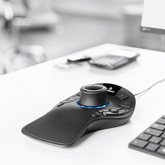 A Photo Of 3Dconnexion SpaceMouse Pro - Intuitive 3D Navigation Mouse for CAD | 3DX-700040 - Engineering Mouse