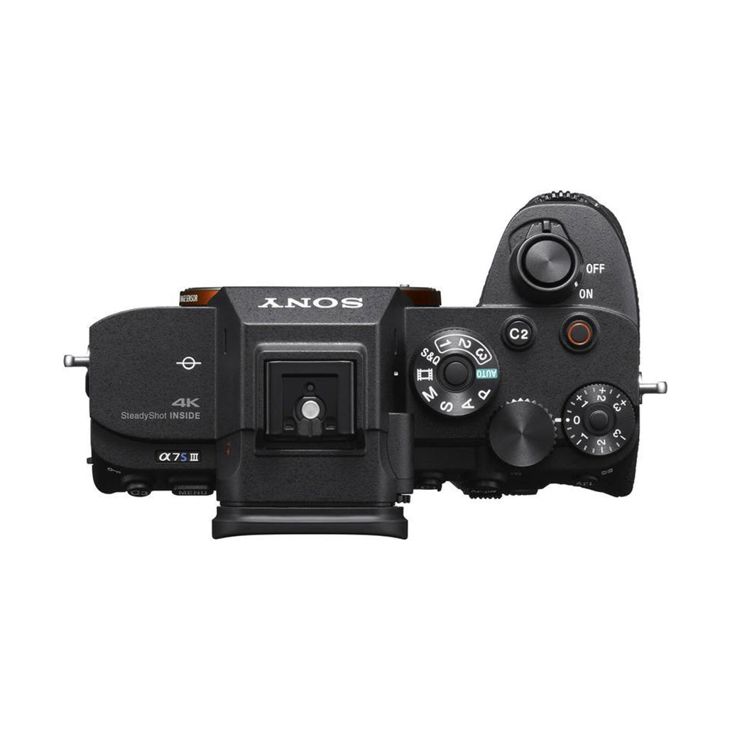 A Photo Of Sony Alpha a7S III Mirrorless Digital Camera Body Only – 12.1MP Full-Frame, UHD 4K 120p, 5-Axis Stabilization