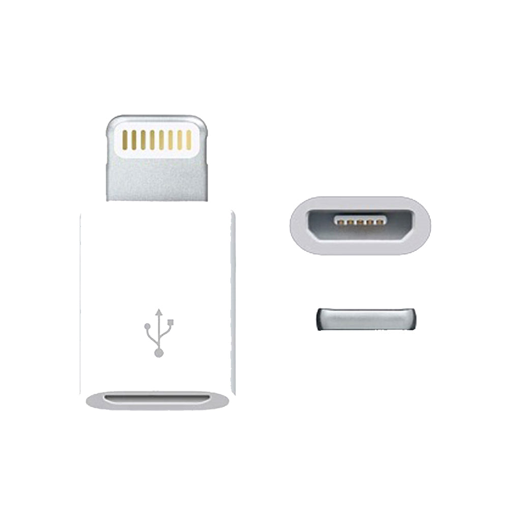 A Photo Of Lightning to Micro USB Adapter