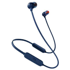 A Photo Of JBL T125BT Wireless In-Ear Headphones – Pure Bass with 16-Hour Playtime in Blue/Coral