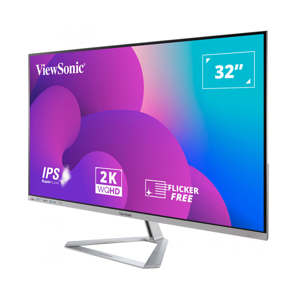 A Photo Of ViewSonic VX3276-2K-MHD 32-Inch WQHD Monitor | SuperClear® IPS, 2560x1440 Resolution, 75Hz Refresh Rate, HDMI & DisplayPort, Integrated Speakers