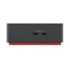 A Photo Of Lenovo ThinkPad Thunderbolt 4 Workstation Dock – 230W PD, 8K/4K Display Support, High-Speed Data Transfer