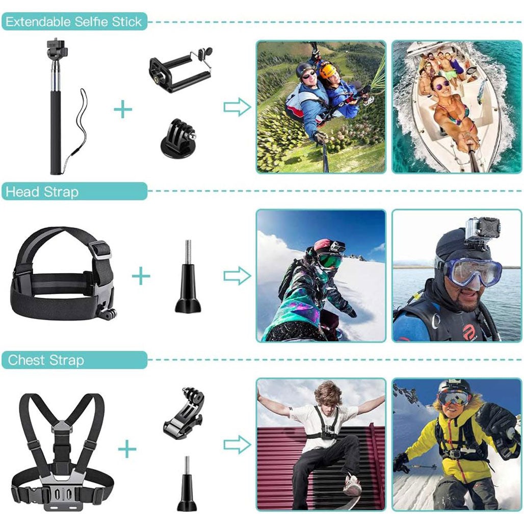 A Photo Of GoPro 48-in-1 Accessories Kit: Ultimate Bundle for Action Camera Enthusiasts