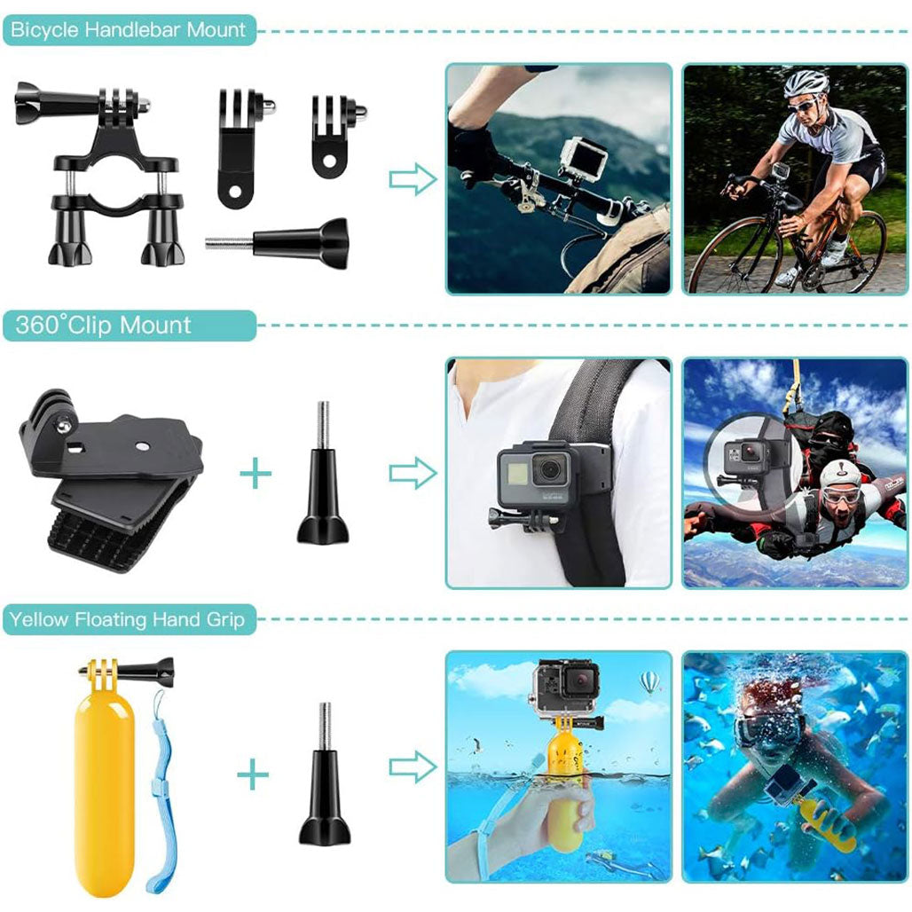 A Photo Of GoPro 48-in-1 Accessories Kit: Ultimate Bundle for Action Camera Enthusiasts