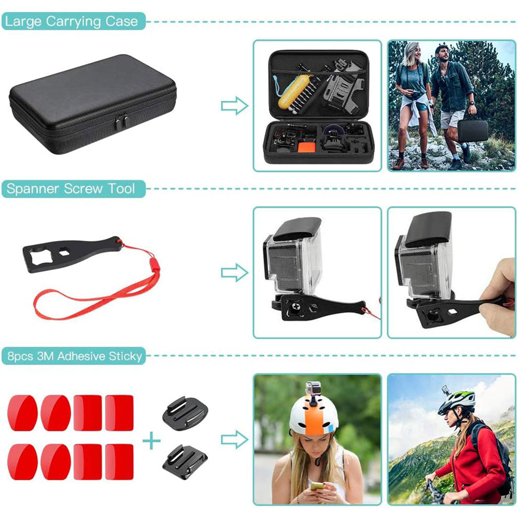 A Photo Of GoPro 48-in-1 Accessories Kit: Ultimate Bundle for Action Camera Enthusiasts