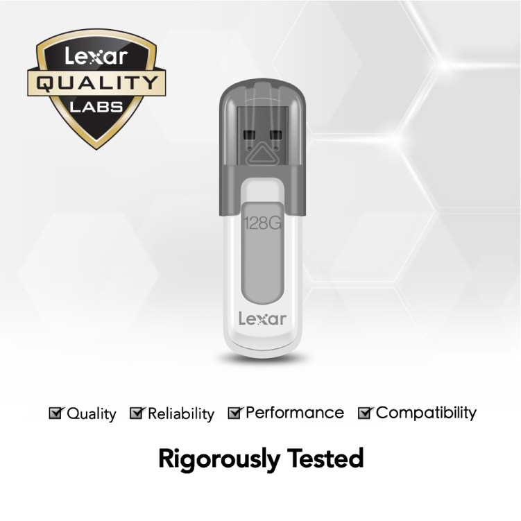 A Photo Of Lexar® JumpDrive® V100 USB 3.2 Gen 1 Flash Drive - 128GB
