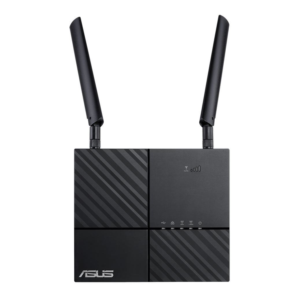 A Photo Of Asus AC750 4G-AC53U Dual-Band LTE Wi-Fi Modem Router | 4G LTE | Parental Controls | Guest Network