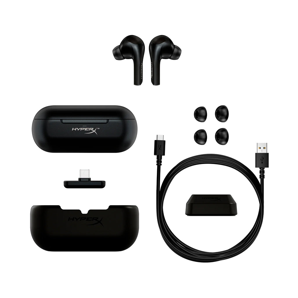 A Photo Of HyperX Cloud MIX Buds Wireless Gaming Earbuds | 4P5D9AA - True Wireless Earbuds for Immersive Gaming