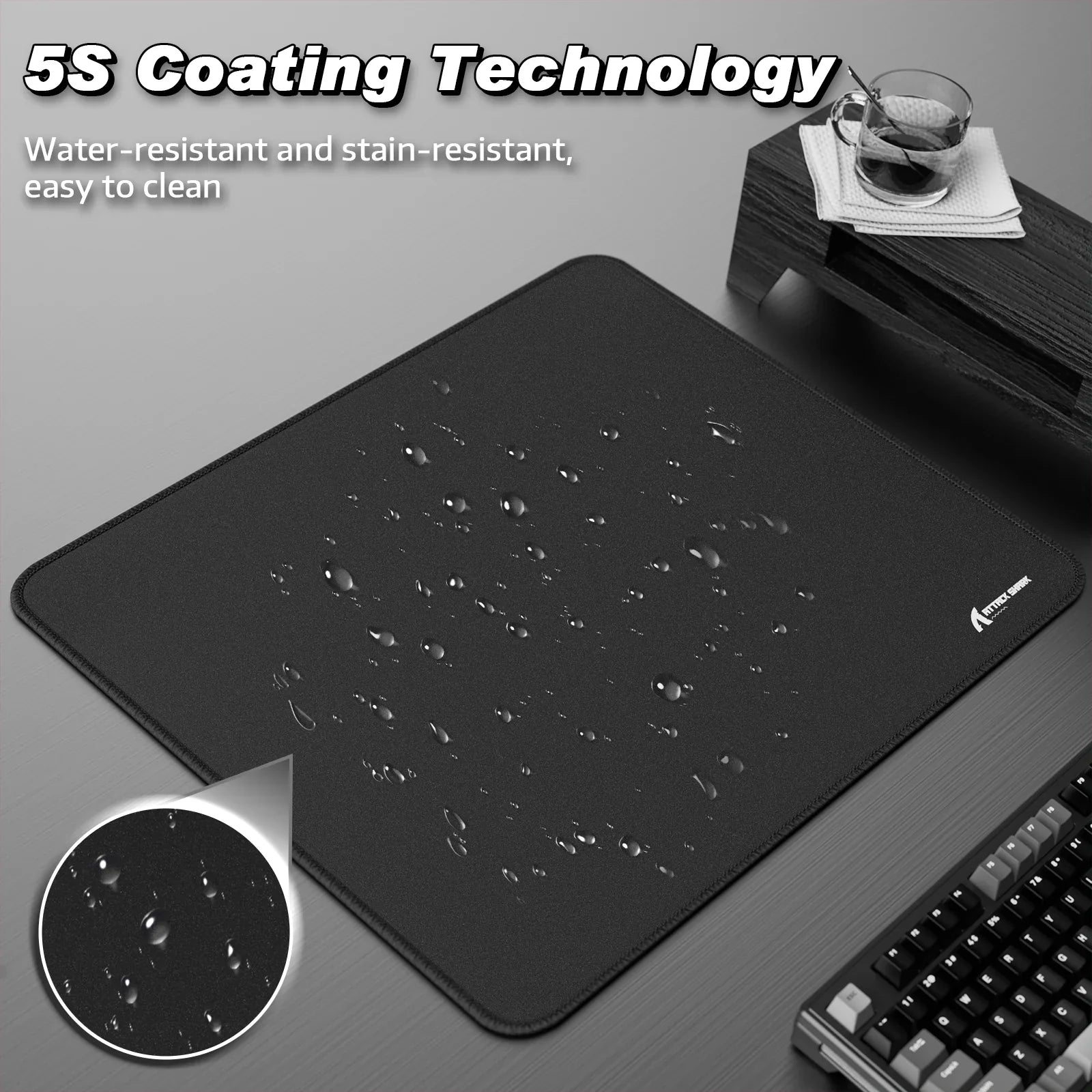 A Photo Of ATTACK SHARK CM02PRO eSport Gaming Mousepad – 900 × 400 × 4mm
