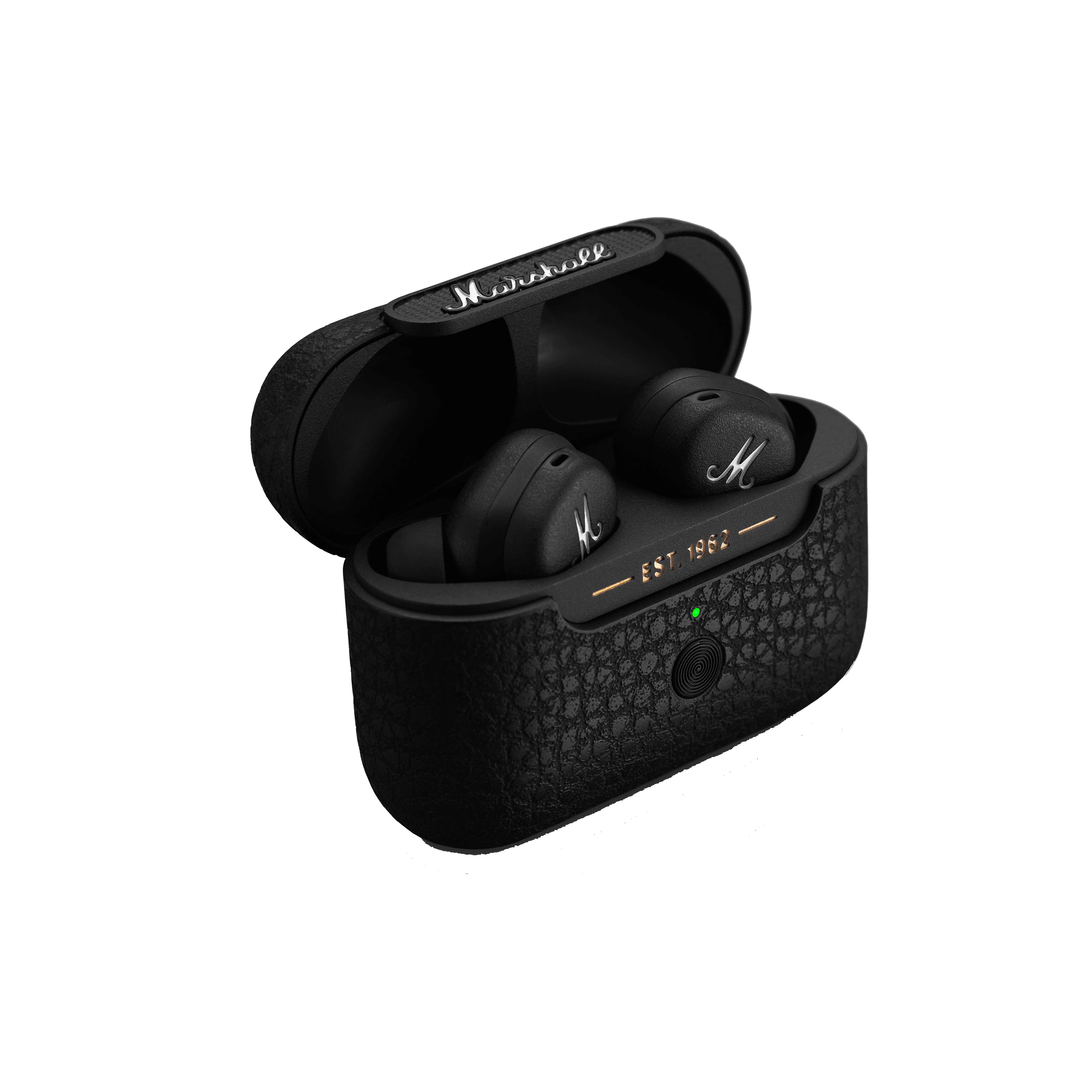 A Photo Of Marshall Motif ANC True Wireless Active Noise Cancelling Bluetooth Earbuds - Black