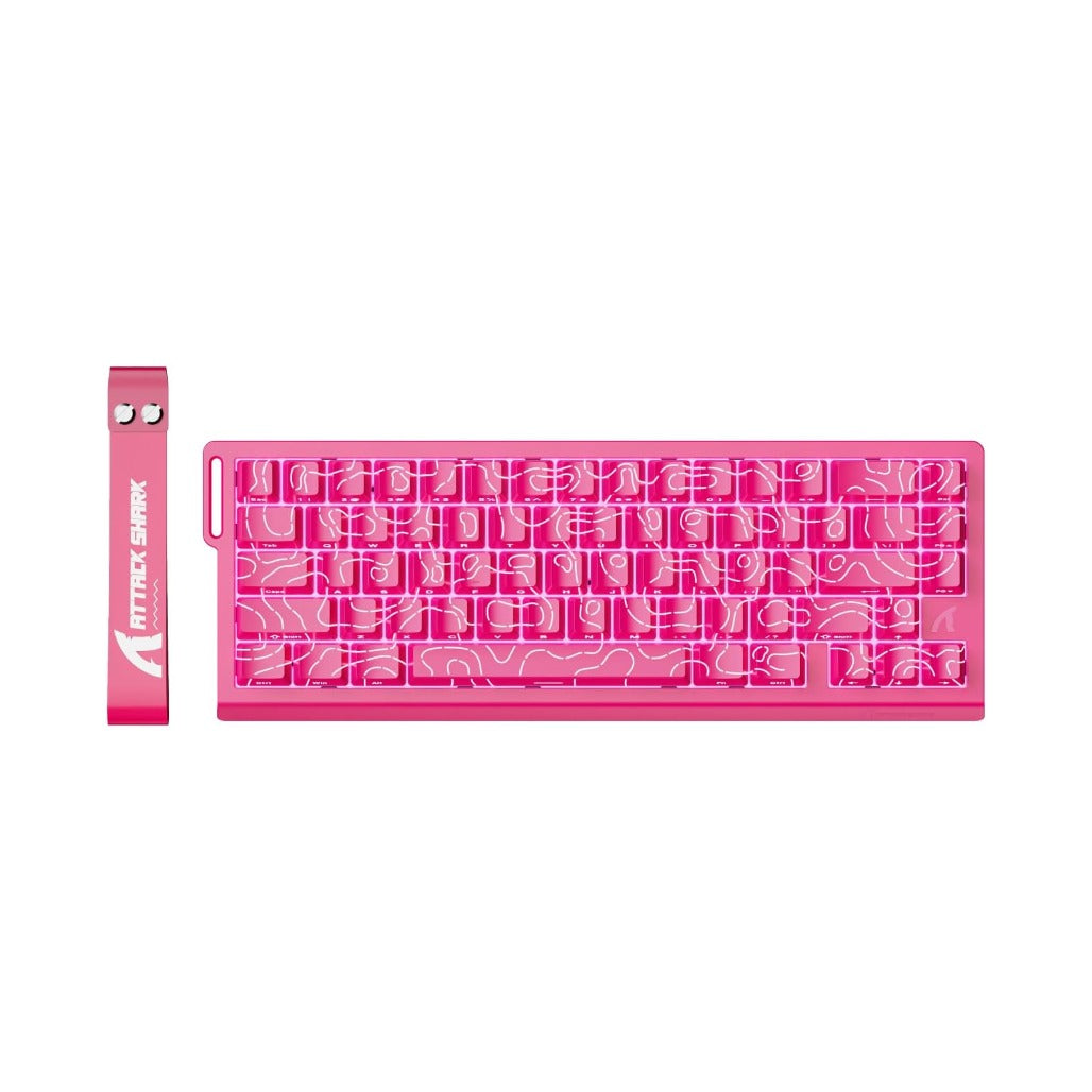 A Photo Of Attack Shark X68 HE - Wired Mechanical Gaming Keyboard