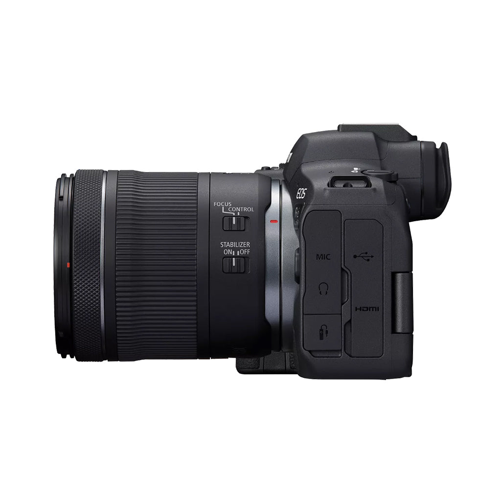 A Photo Of Canon EOS R6 Mark II Mirrorless Camera with RF24-105mm F4-7.1 IS STM Lens Kit – High-Speed Performance and Versatile Shooting