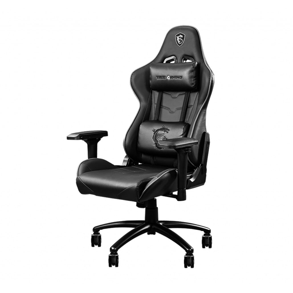 A Photo Of MSI MAG CH120 I Gaming Chair - Ergonomic High-Back with 180° Recline, 4D Armrests, and Steel Frame