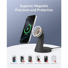 A Photo Of Anker MagGo Wireless Charger 2-in-1 Dock Stand - A25M7H11