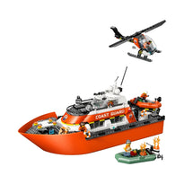 LEGO City Coast Guard Rescue Boat & Helicopter 742 Pieces - 60504