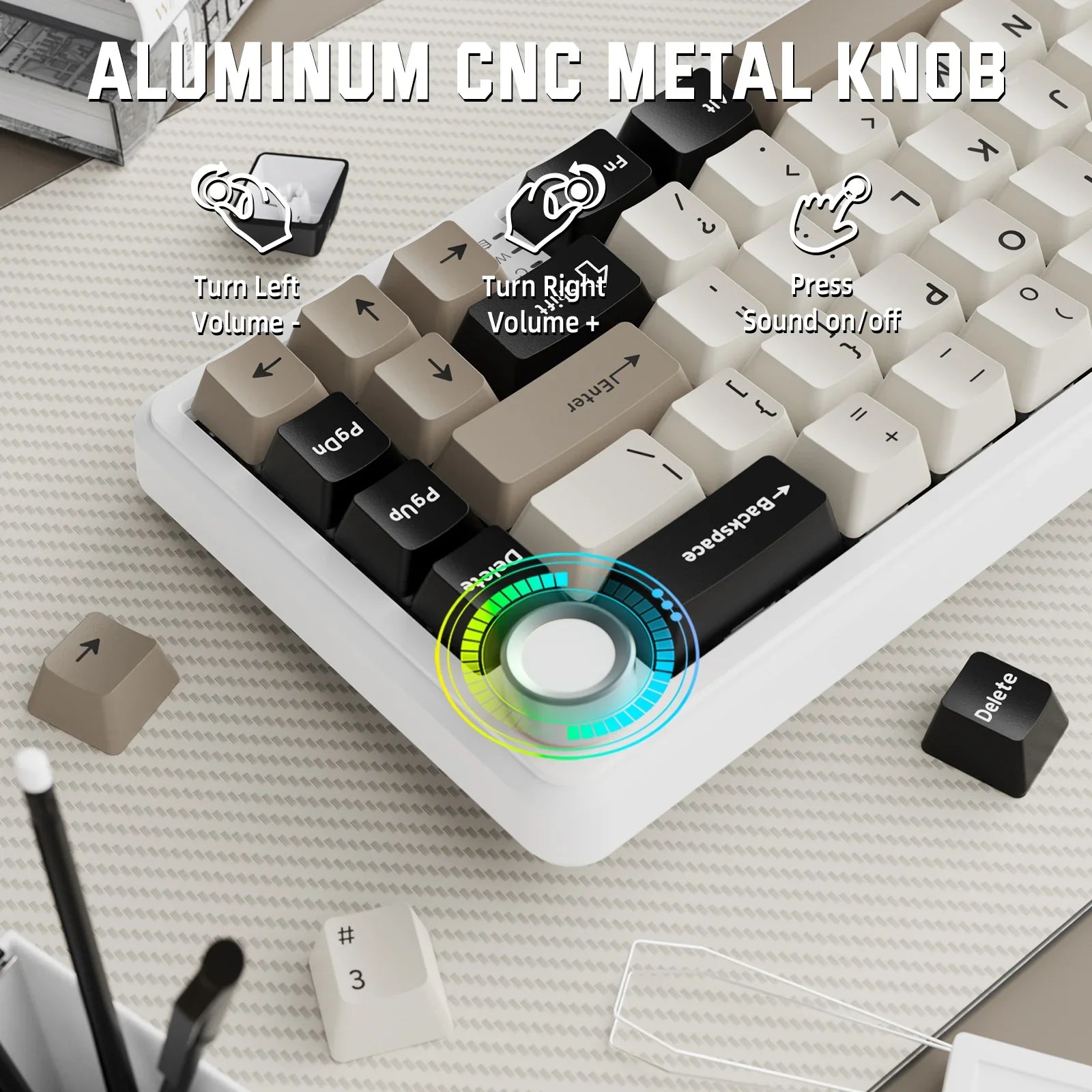 A Photo Of Attack Shark X66 Wireless Mechanical Gaming Keyboard